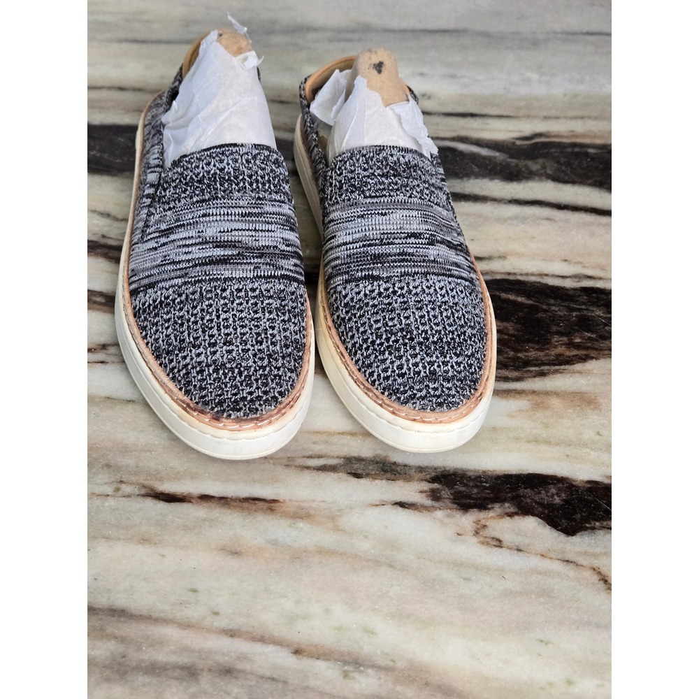 UGG HyperWeave Knit Slip On Sneakers Black‎ White Marled Casual Shoes 6